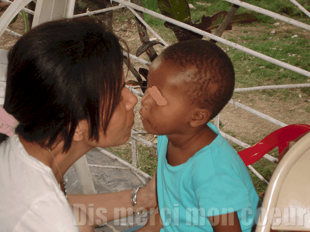 marvin et maman crèche NDN Haïti