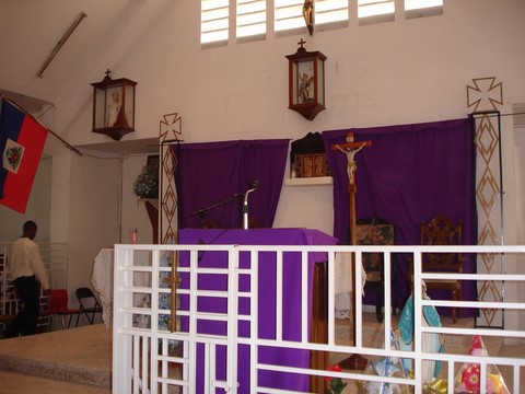 Autel église Haïtienne